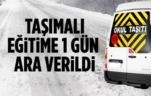 BİGA, ÇAN VE YENİCE’DE TAŞIMALI EĞİTİME BİR (1) GÜN ARA