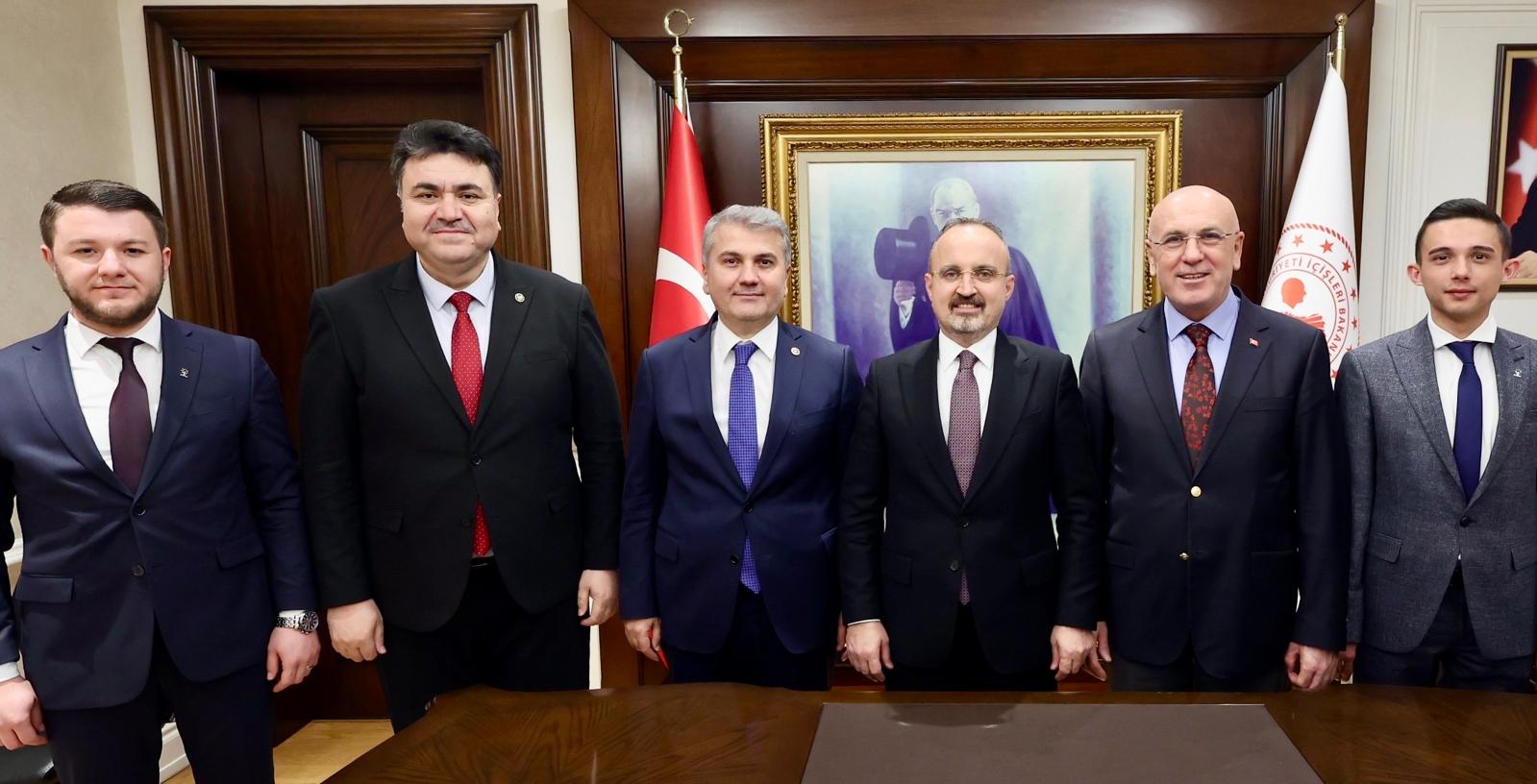 VEKİLLER VE BAŞKANLARDAN OLUŞAN HAVRAN HEYETİNDEN ZİYARET