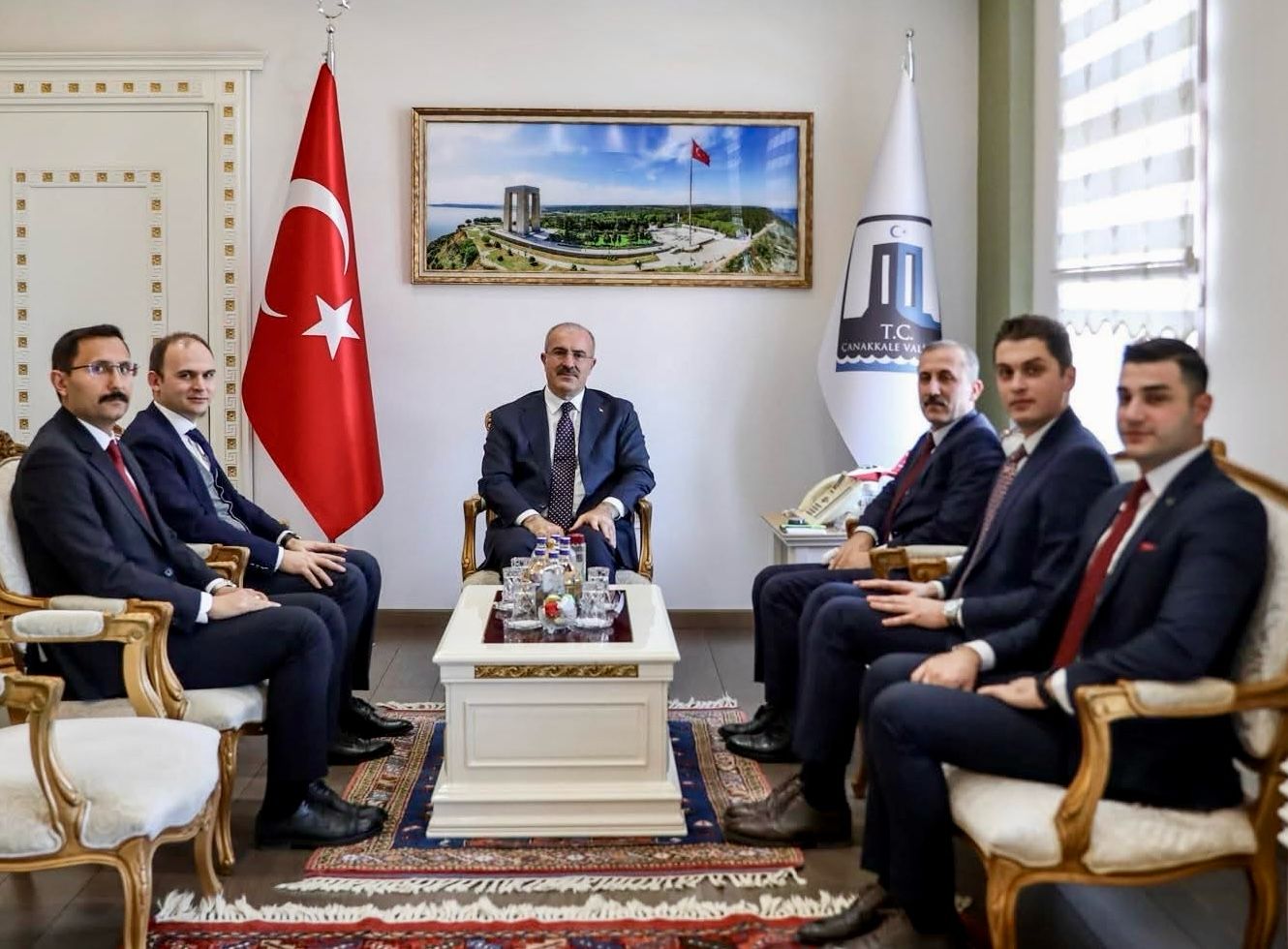 KAYMAKAM SAK’TAN SAVCILARLA BİRLİKTE VALİYE ZİYARET