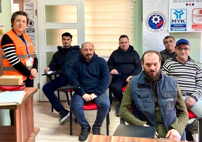 ZEYTİNYAĞI ÜRETİM OPERATÖRÜ SINAVI DÜZENLEDİ