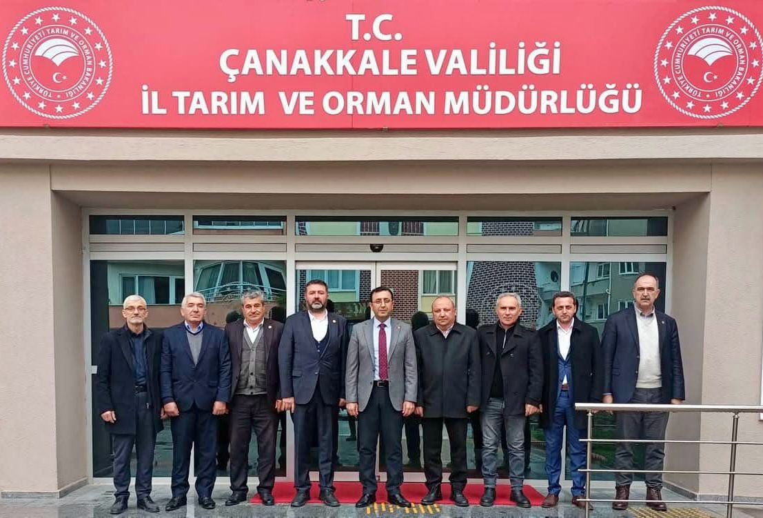 ZİRAAT ODALARI BAŞKANLARINDAN İL TARIM VE ORMAN MÜDÜRÜNE ZİYARET