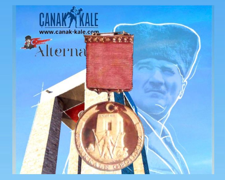 “ÇANAKKALE GEÇİLMEZ” MADALYASI, 18 MART’TA ŞANLI BAYRAĞIMIZDA…