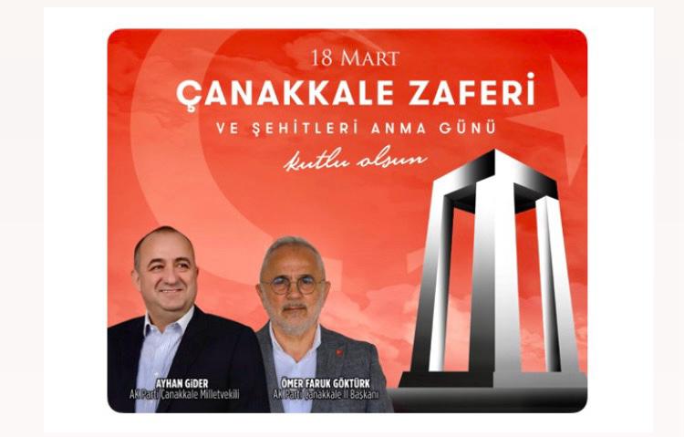 ‘’ÇANAKKALE RUHU, BAĞIMSIZLIĞIMIZIN TEMİNATIDIR”