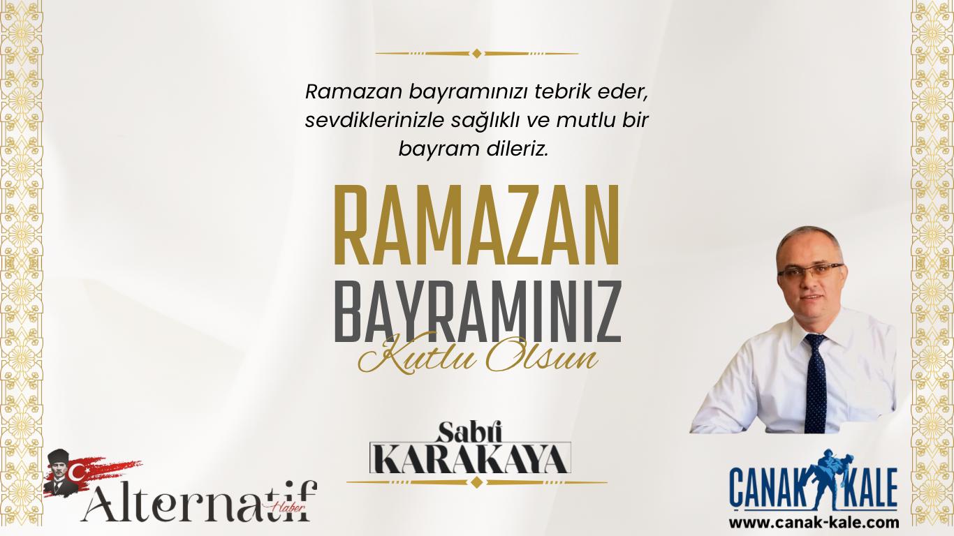 HABER SİTEMİZ İLE KURUCUMUZ SABRİ KARAKAYA’DAN RAMAZAN BAYRAMI KUTLAMASI