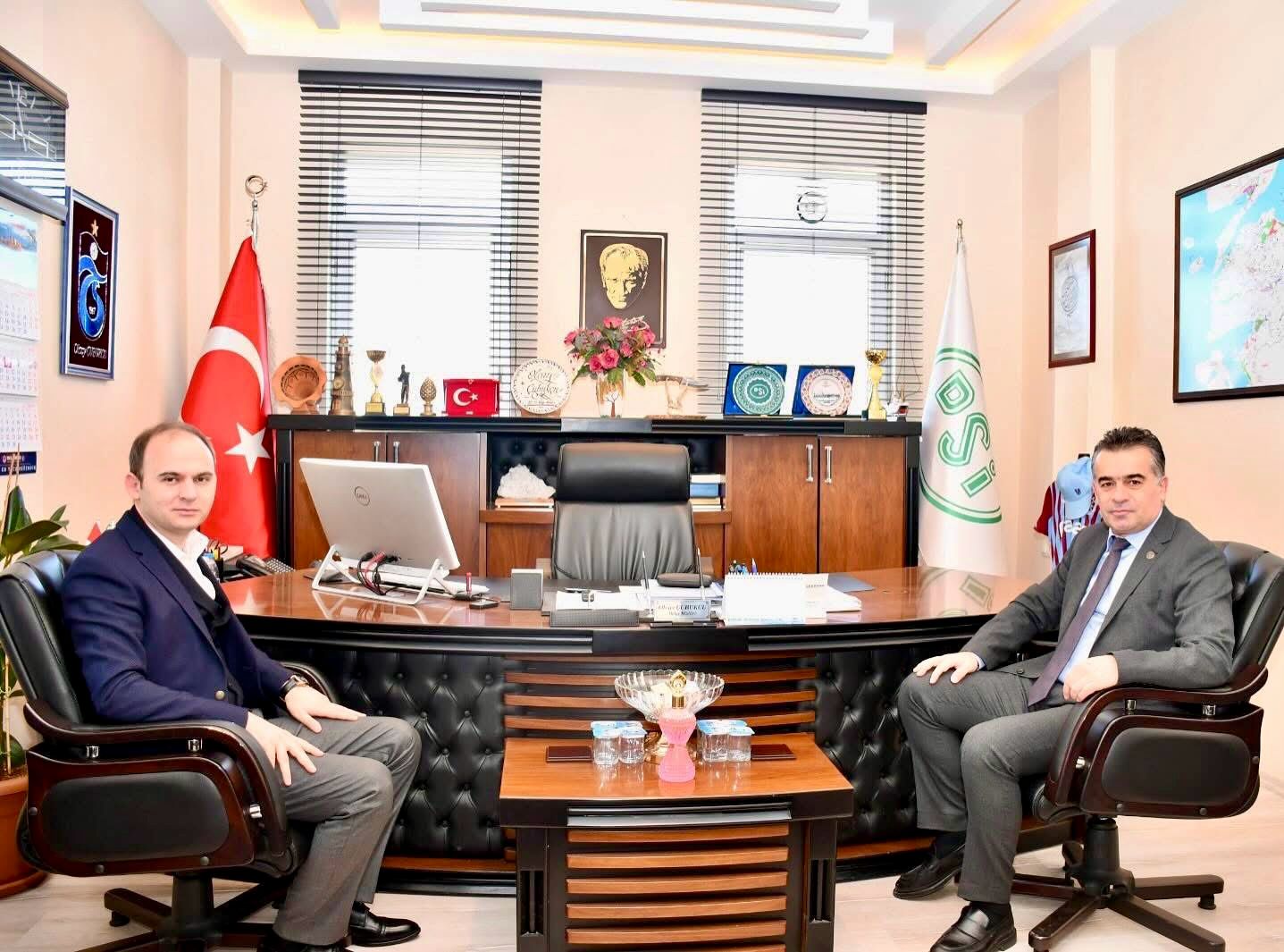 AYVACIK KAYMAKAMINDAN DSİ BÖLGE MÜDÜRÜNE ZİYARET