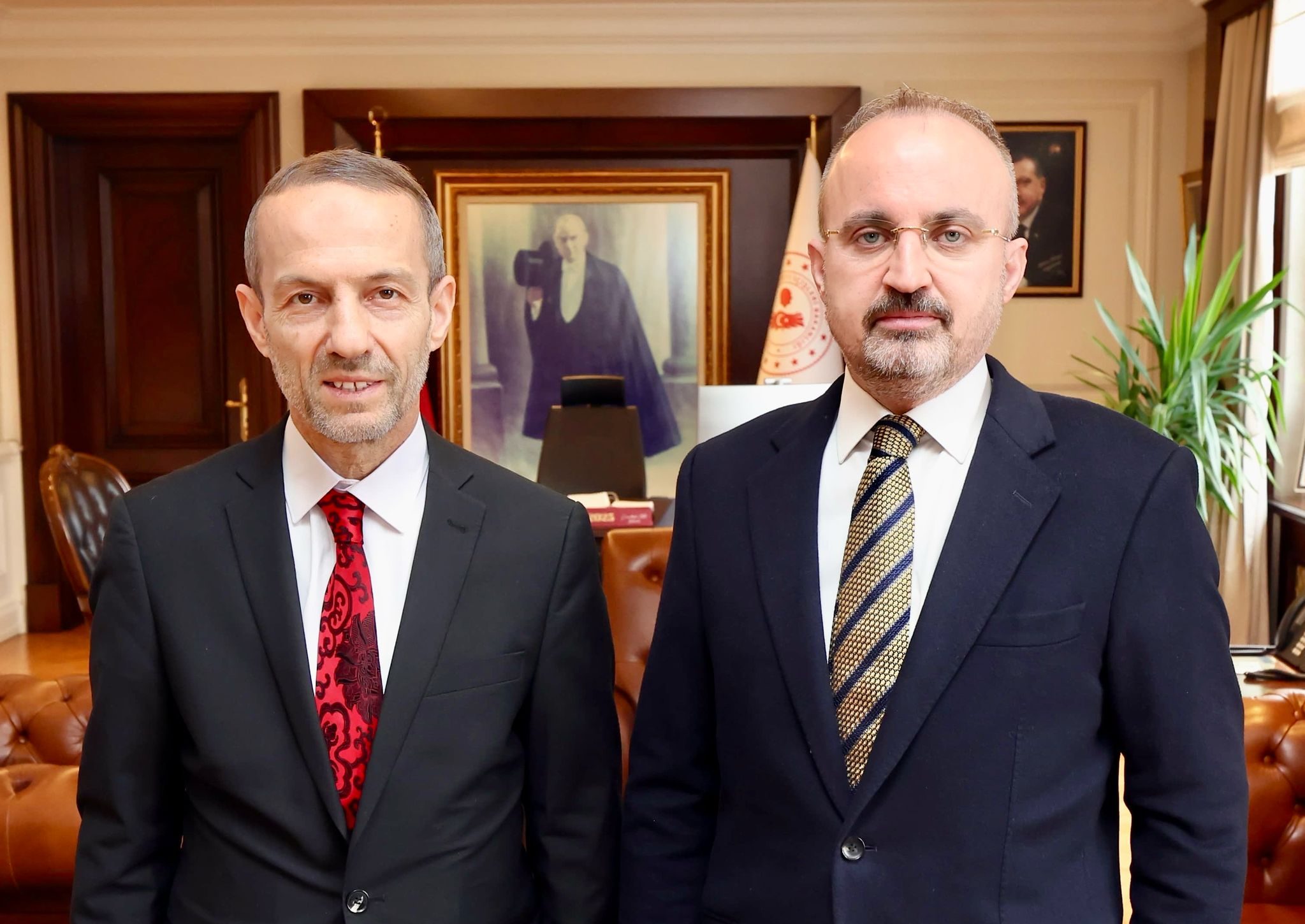 WUSHU KUNG FU FEDERASYONU BAŞKANINDAN İÇİŞLERİ BAKAN YARDIMCISI TURAN’A ZİYARET