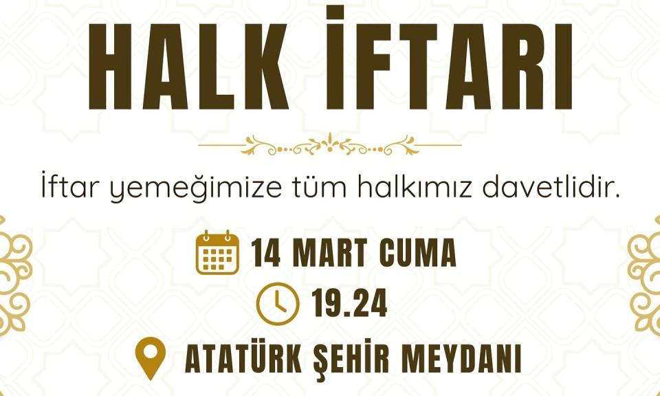 ÇAN BELEDİYESİ’NDEN HALK İFTARI