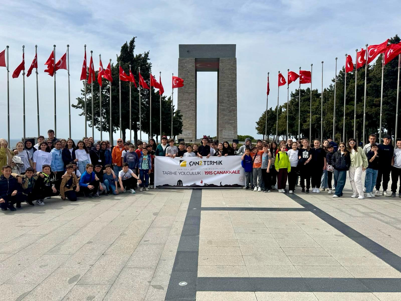 ÇAN2 TERMİK’TEN GENÇLERLE TARİHE YOLCULUK