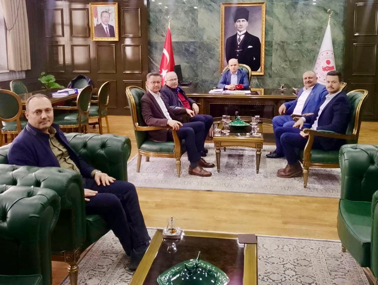 İL GENEL MECLİSİ DENETİM KOMİSYONUNDAN ÇAN KAYMAKAMINA ZİYARET