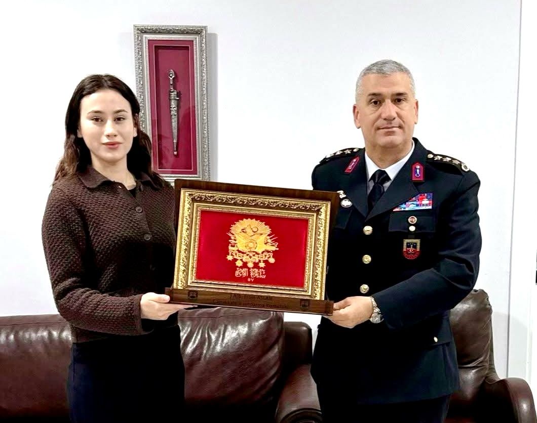 İL JANDARMA KOMUTANINDAN KALKIM BELEDİYE BAŞKANINA ZİYARET