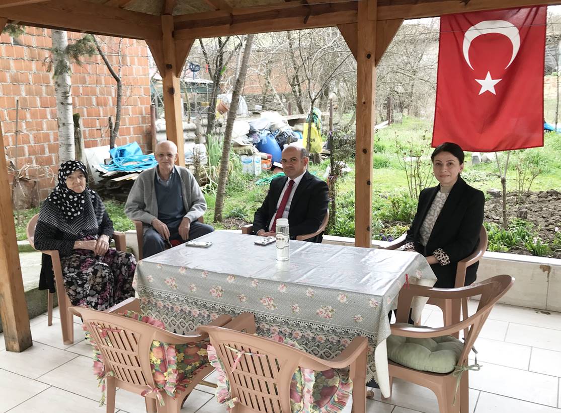 ÇAN KAYMAKAMINDAN GAZİ VE ŞEHİT AİLELERİNE ZİYARET