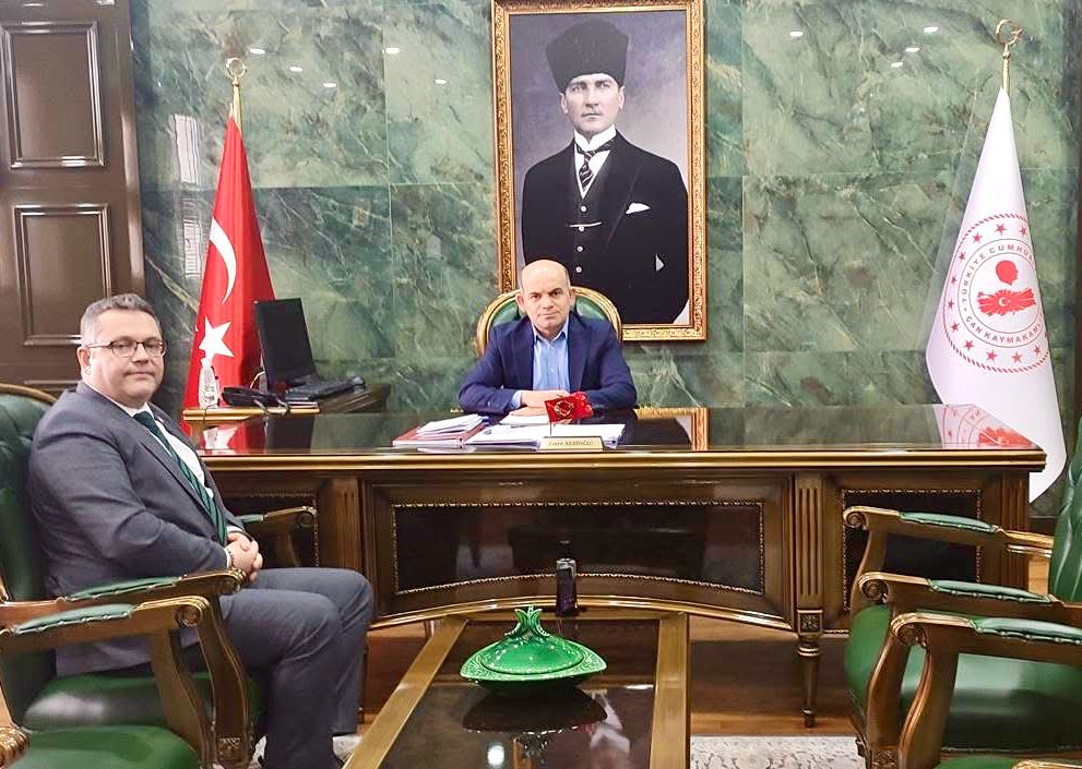 İL KÜLTÜR VE TURİZM MÜDÜRÜNDEN ÇAN KAYMAKAMINA ZİYARET