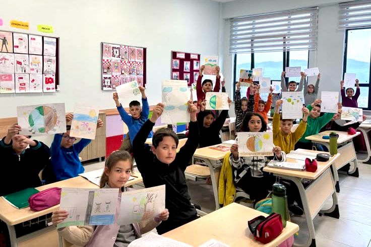 OSMAN ÇANERİ İLKOKULUNDAN İKLİM DEĞİŞİKLİĞİ FARKINDALIĞI