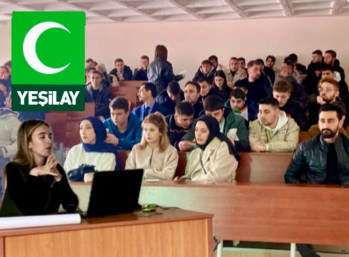 YEŞİLAY’DAN ÇAN’DA BAĞIMLILIK SEMİNERİ