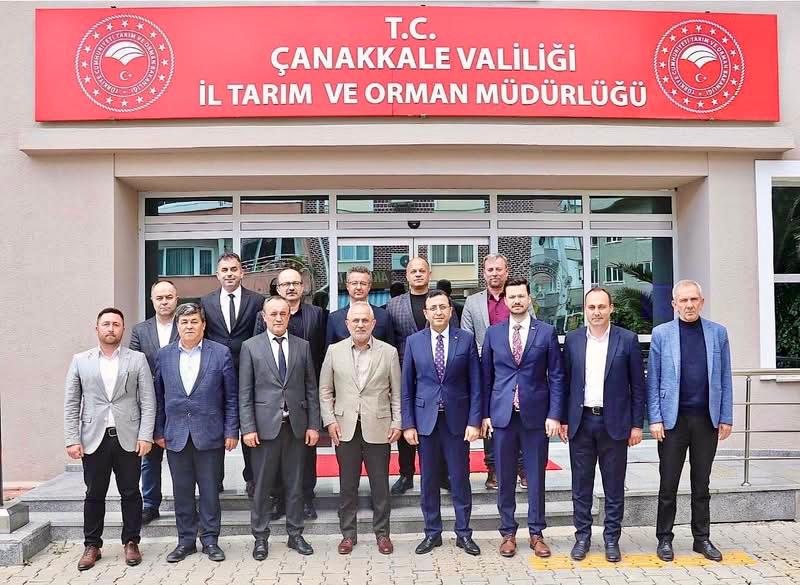 AK PARTİ HEYETİNDEN TARIM VE ÇEVRE İL MÜDÜRLERİNE ZİYARET