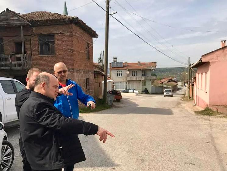 SICAK ASFALT YAPILACAK KÖY YOLLARINDA İNCELEME