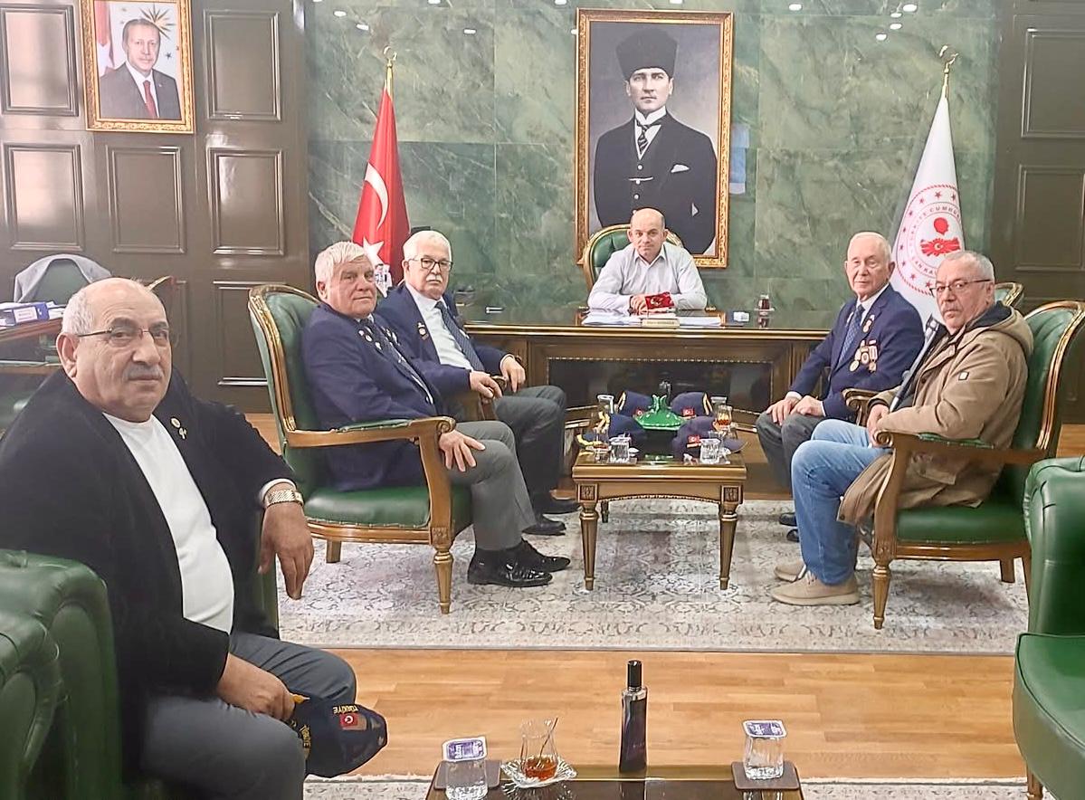 MUHARİP GAZİLERDEN ÇAN KAYMAKAMINA ZİYARET