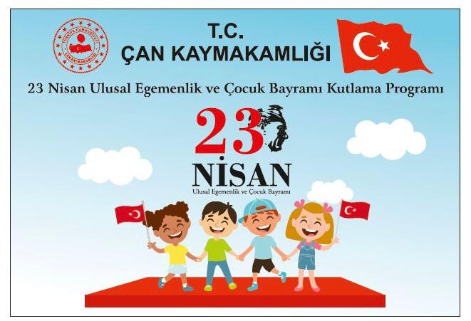 23 NİSAN ÇAN’DA ATATÜRK İLKOKULU BAHÇESİNE KUTLANACAK