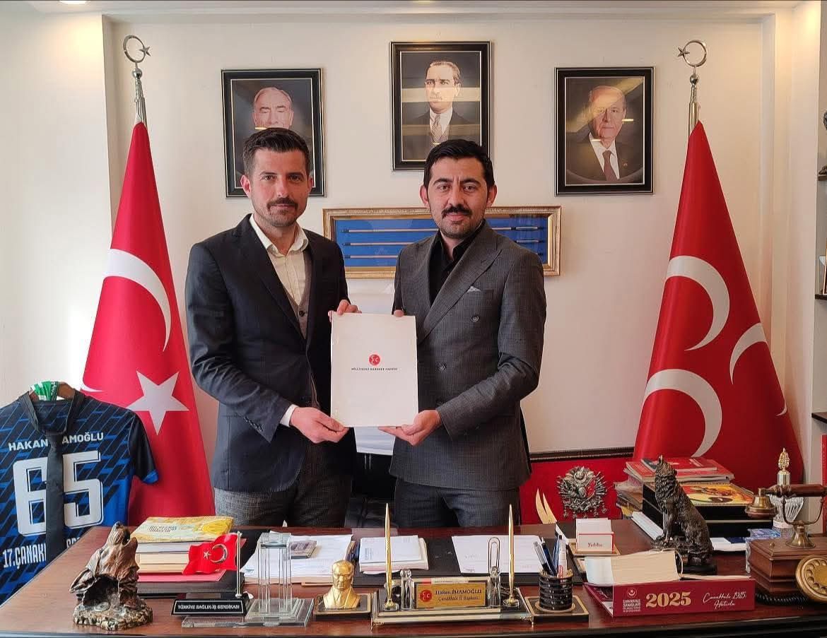 ÇAN MHP’DE BARIŞ AKSOY’UN YERİNE MESUT ERGİN GETİRİLDİ