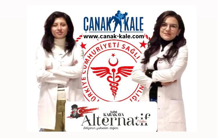 ÇAN DEVLET HASTANESİ’NDE İKİ YENİ DAHİLİYE UZMANI GÖREVE BAŞLADI
