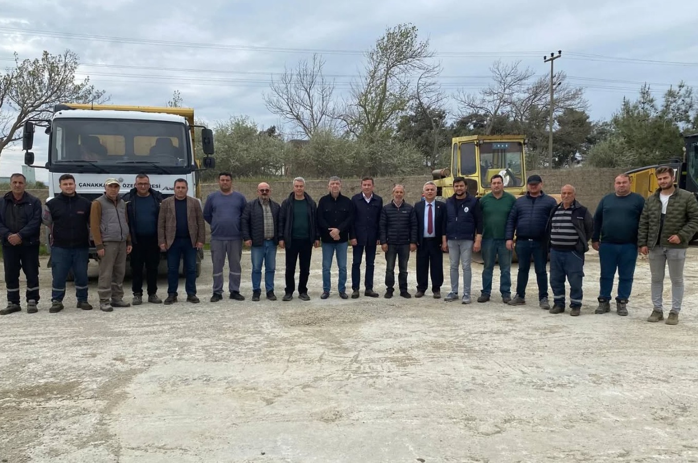 İGM BAŞKANINDAN ÖZEL İDARE GELİBOLU ŞANTİYESİNE ZİYARET