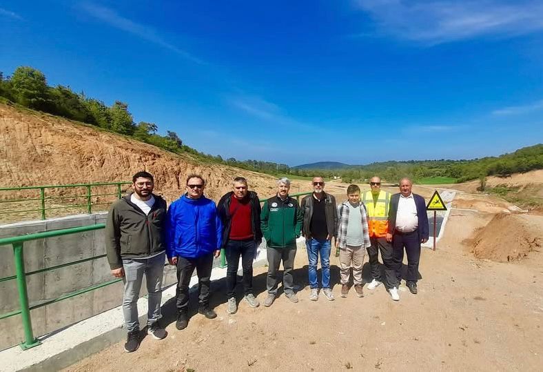 GÜRECİ GÖLETİNİN GEÇİCİ KABUL İŞLEMLERİ YAPILDI