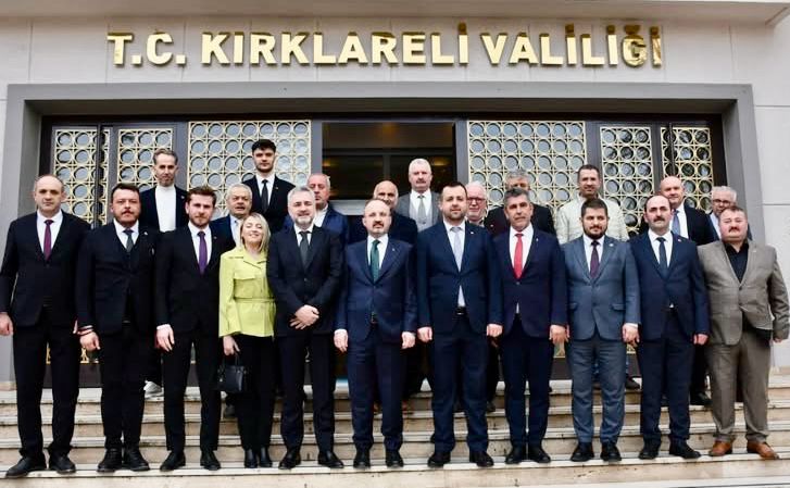 İÇİŞLERİ BAKAN YARDIMCISI TURAN’DAN KIRKLARELİ VALİLİĞİ’NE ZİYARET
