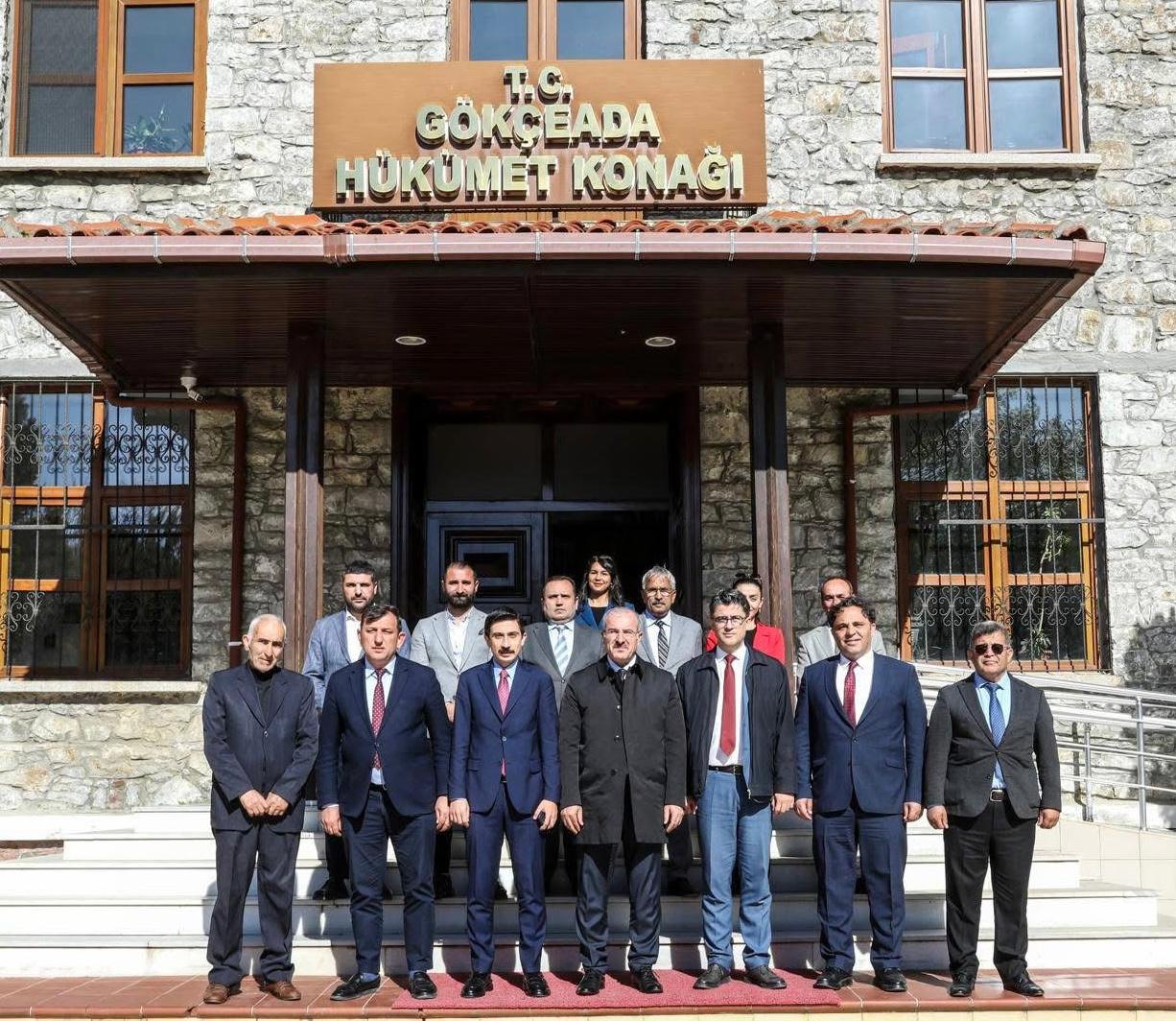VALİDEN GÖKÇEADA İLÇESİNDE ZİYARET VE İNCELEME