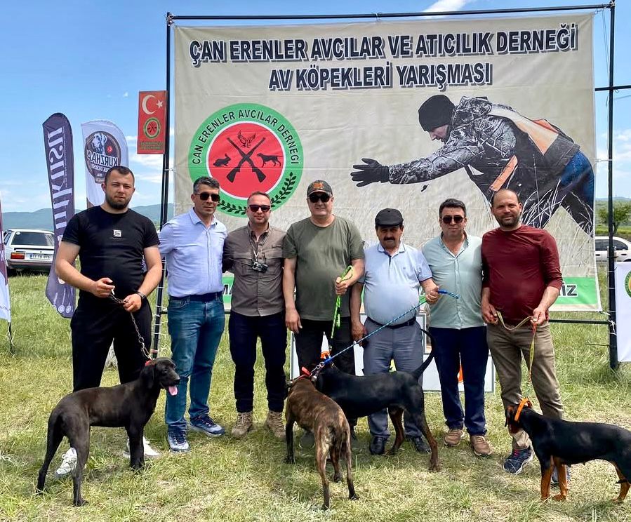 ÇAN’DA FERMALI AV KÖPEKLERİ IRK VE MERA YARIŞMASI