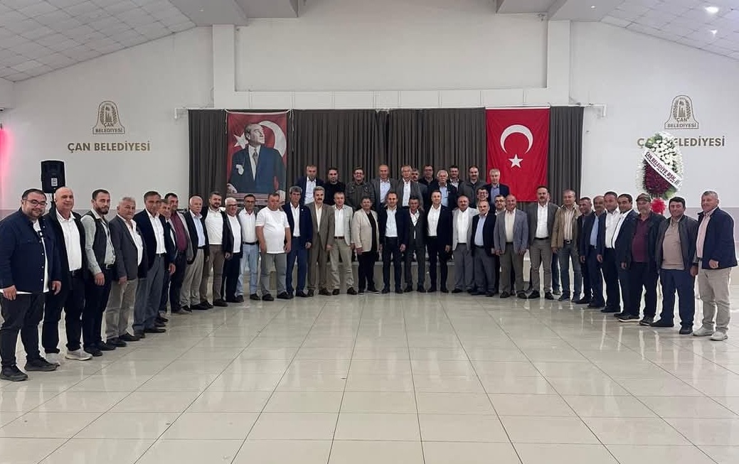 ÇAN MUHTARLAR DERNEĞİNDE BAŞKAN YENİDEN TURGAY ŞAHİN