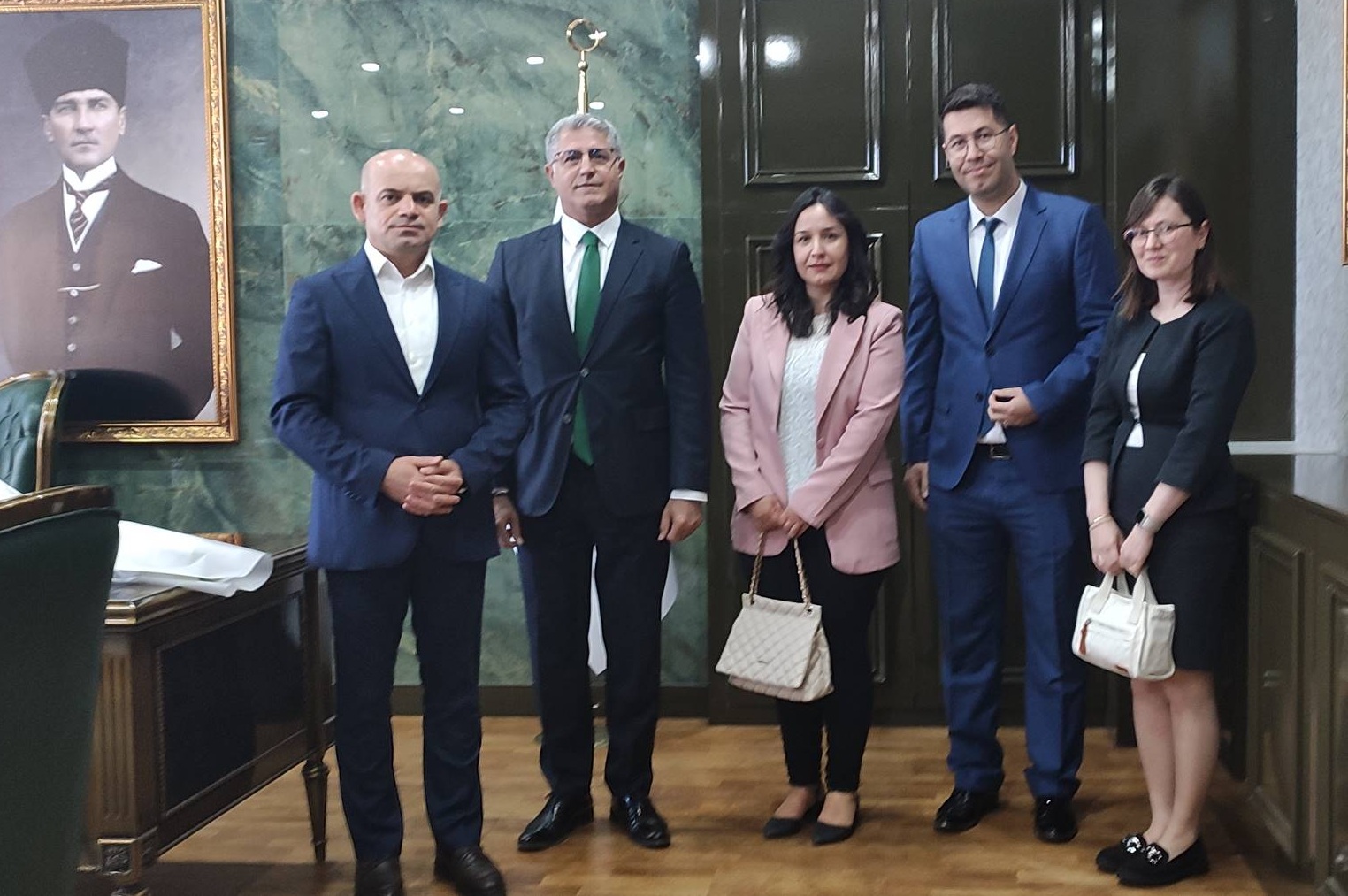 ÇAN KAYMAKAMINA SOSYAL GÜVENLİK HAFTASI ZİYARETİ