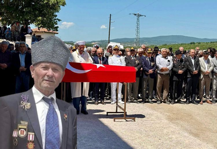 ÇANLI KIBRIS GAZİSİ CEMALİ BULAN, EBEDİ İSTİRAHATGAHINA UĞURLANDI