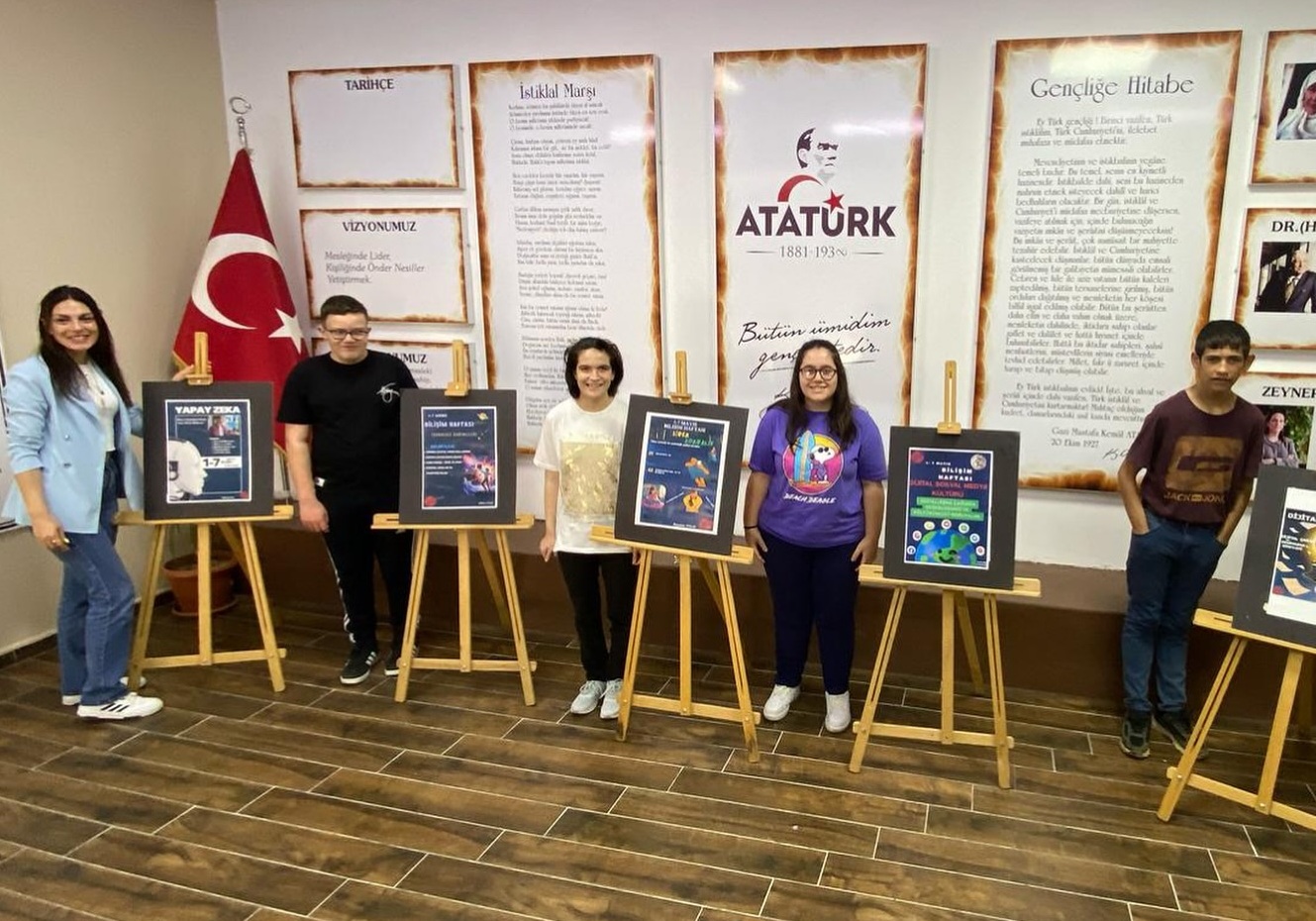 ÇAN HACI FATMA BODUR MTAL’DE BİLİŞİM HAFTASI ETKİNLİKLERİ