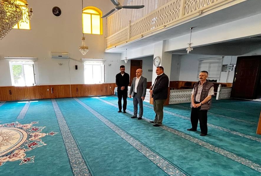 ÇAN KAYMAKAMINDAN KARADAĞ KÖYÜ CAMİİNDE İNCELEME