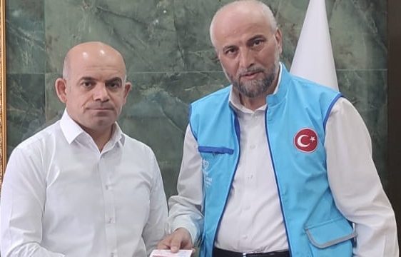 ÇAN KAYMAKAMINDAN FİLİSTİN’E KURBAN BAĞIŞI