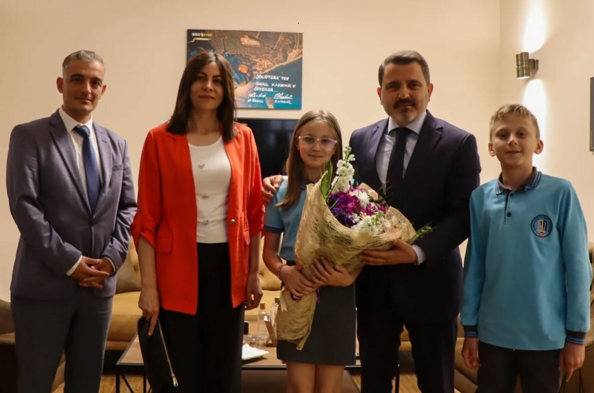 MİLLİ EĞİTİM MÜDÜRÜ İLE TARIM VE ORMAN MÜDÜRÜNDEN TARİHİ ALAN BAŞKANINA ZİYARET