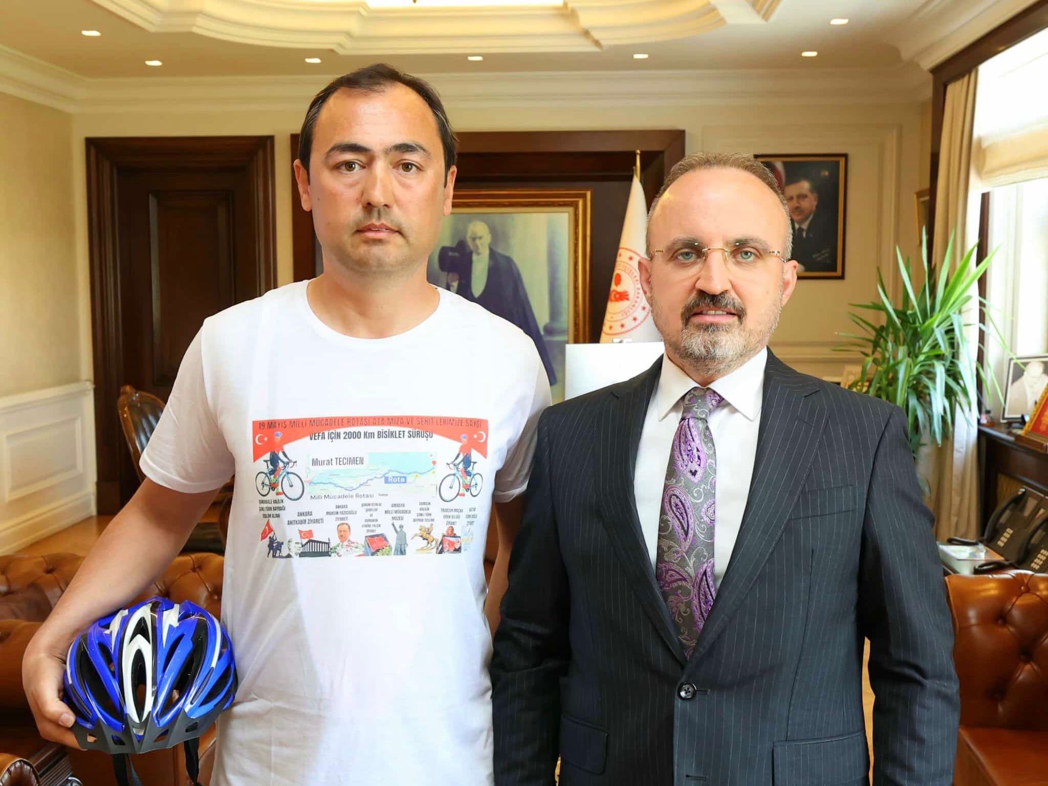 TECİMEN’DEN BAKAN YARDIMCISI BÜLENT TURAN’A ZİYARET