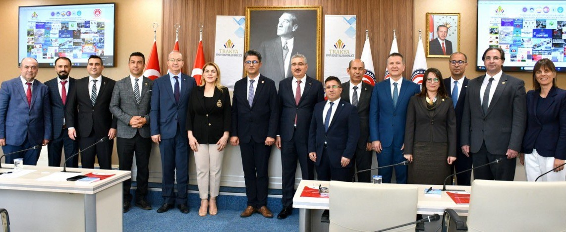 TRAKYA ÜNİVERSİTELER BİRLİĞİ 6. DÖNEM BAŞKANLIĞI ÇOMÜ’YE GEÇTİ