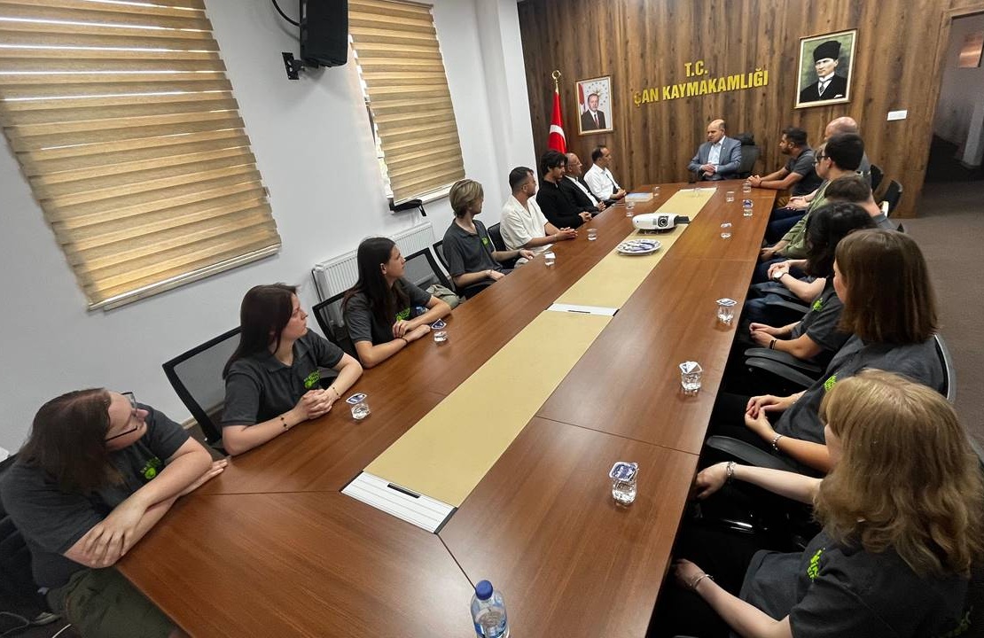 ÇAN KAYMAKAMINA, GENÇLİK KÖPRÜSÜ PROJESİ ZİYARETİ