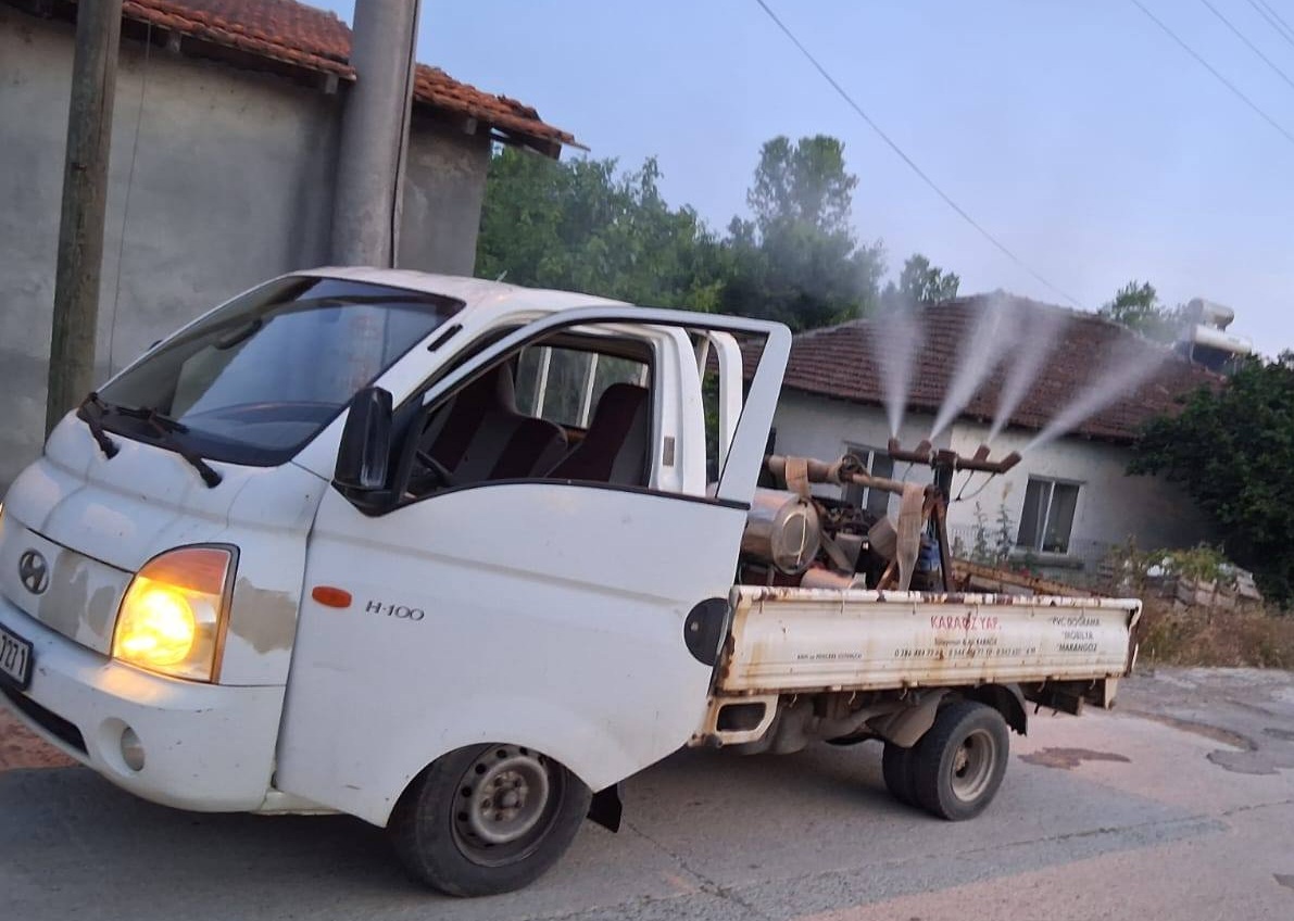 KALKIM BELDESİNDE ARALIKSIZ SİNEKLE MÜCADELE ÇALIŞMASI