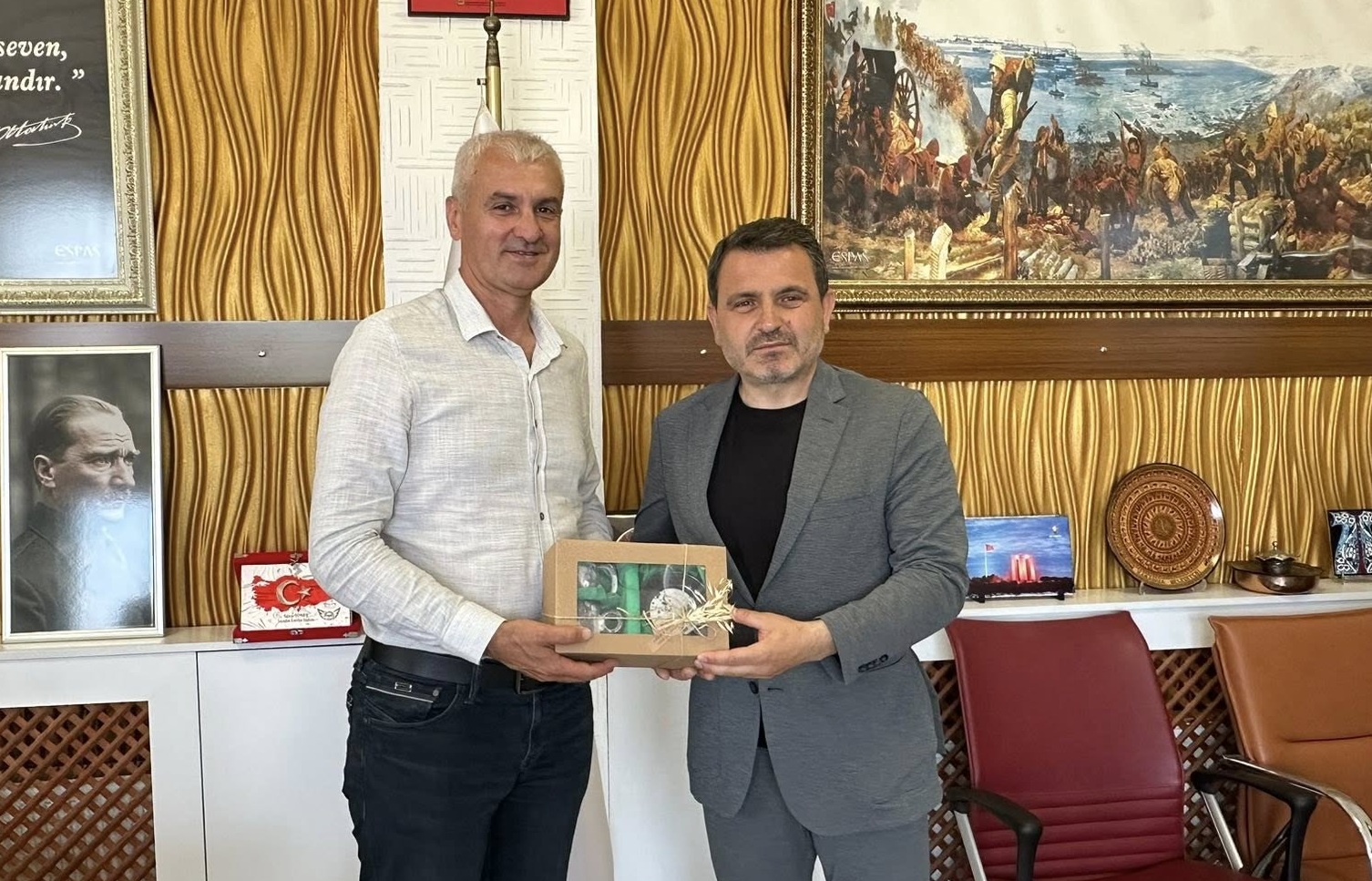 TERZİALAN BELEDİYESİ, TARİHİ ALAN BAŞKANI İLE AK PARTİ İL BAŞKANINI AĞIRLADI