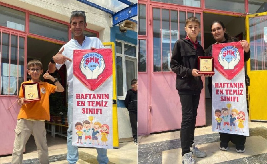 PAZARKÖY ŞEHİT HALİL KANDEMİR OKULU’NDA TEMİZLİK ÖDÜLLERİ