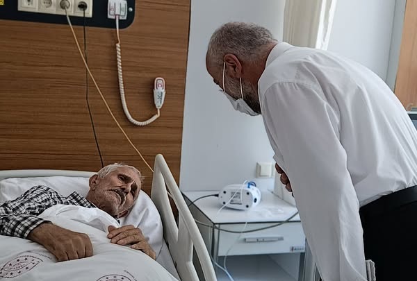 MÜFTÜLÜKTEN HASTANEDE PALYATİF ZİYARETLERİ