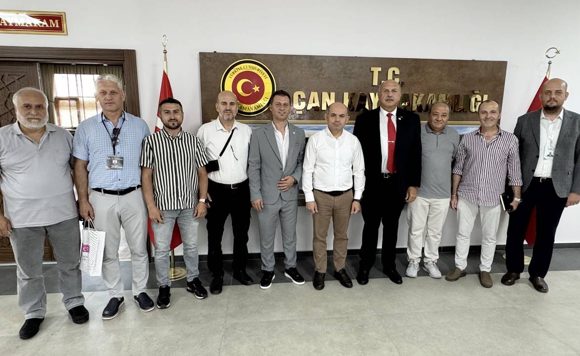 EMLAK DANIŞMANLARINDAN ÇAN KAYMAKAMINA ZİYARET