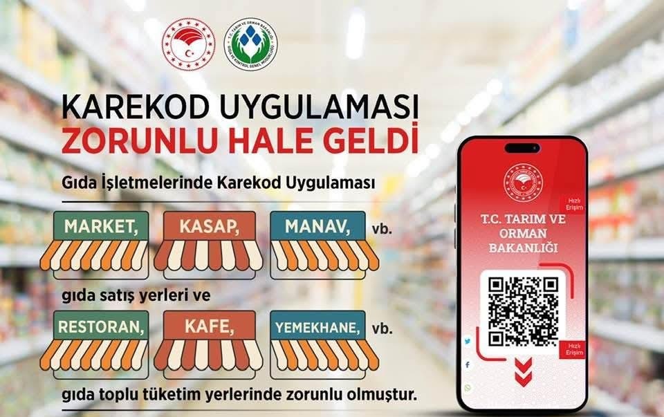 GIDA İŞLETMELERİNDE KAREKOD UYGULAMASI MECBURİYETİ