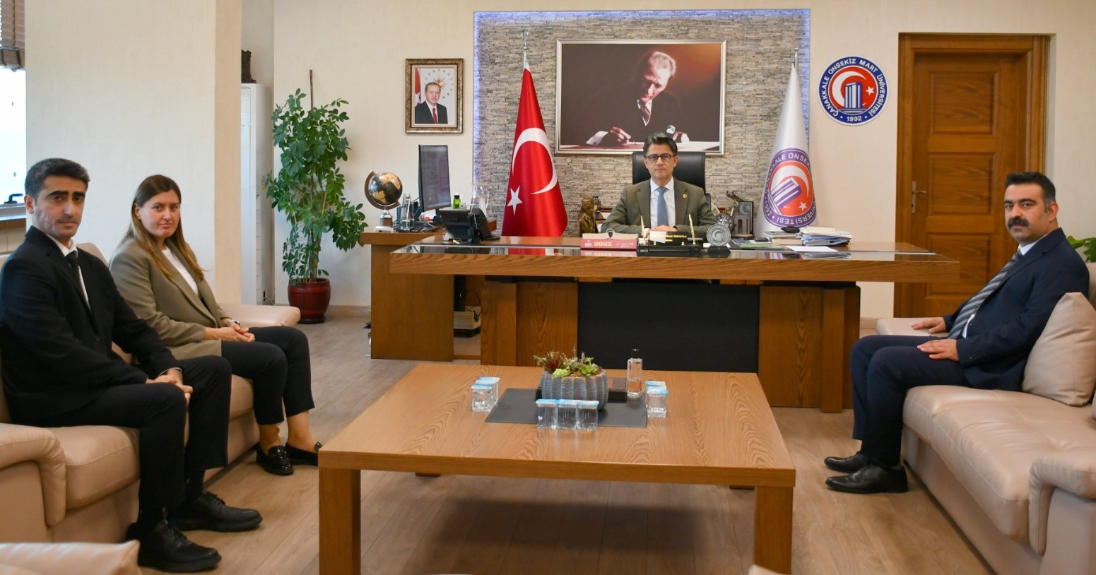 İL GÖÇ İDARESİNDEN REKTÖRE ZİYARET