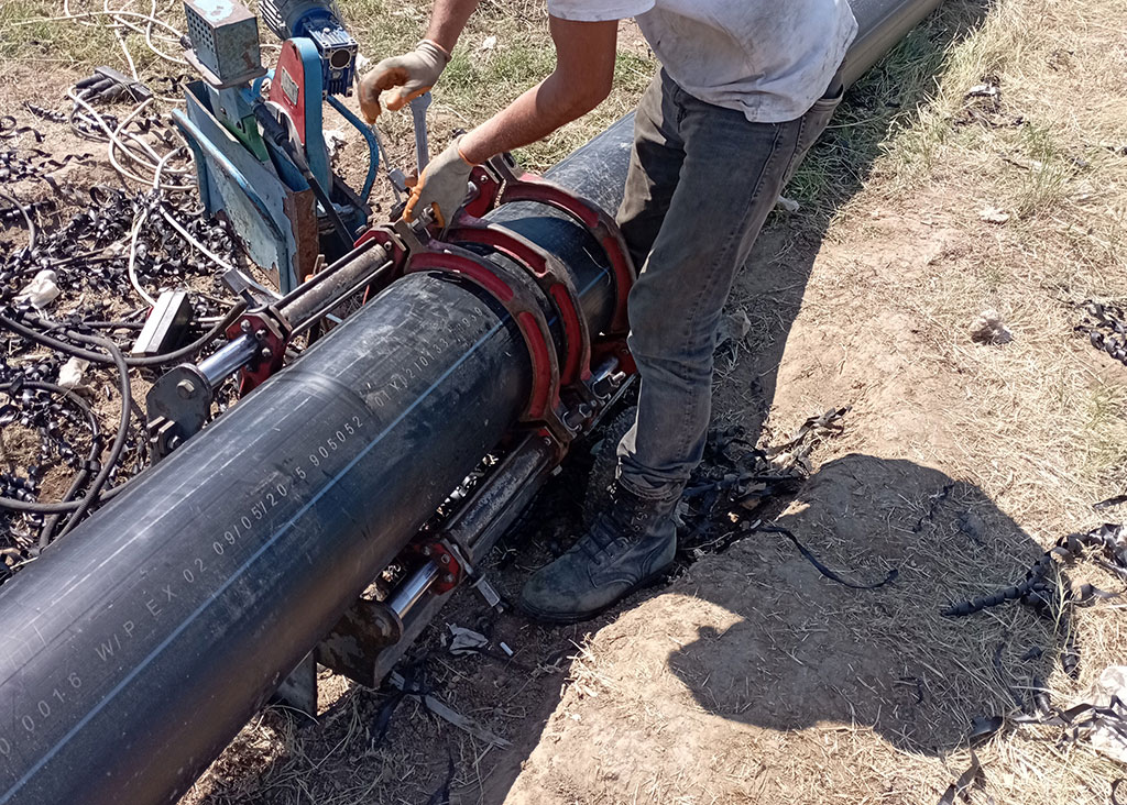 IŞIKELİ KAPALI SİSTEM SULAMA TESİSİ 5. KISIM YAPIM İŞİ TAMAMLANDI