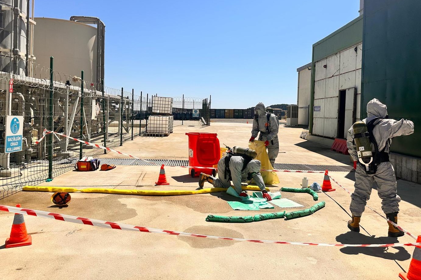 TÜMAD’TAN BAŞARILI KİMYASAL MÜDAHALE TATBİKATI