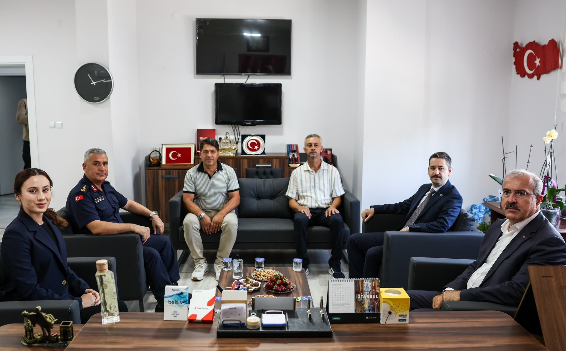 ÇANAKKALE VALİSİNDEN KALKIM BELEDİYESİNE ZİYARET