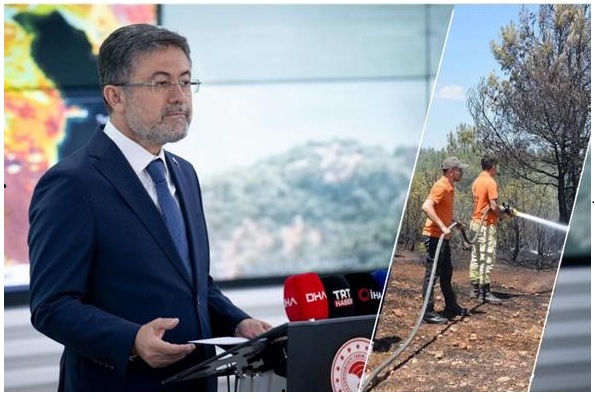 İL MERKEZİ VE BAYRAMİÇ’TEKİ YANGINLAR KONTROL ALTINA ALINDI